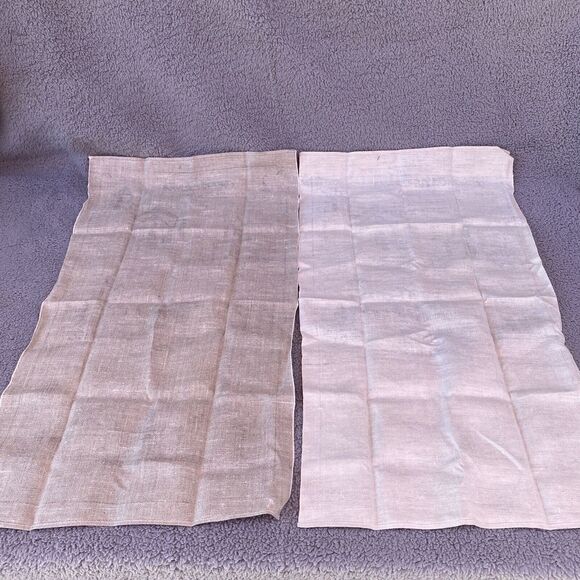 2 Vtg Kay Dee HandPrints California Missions 100% Pure Linen Kitchen Tea Towels - Picture 14 of 16